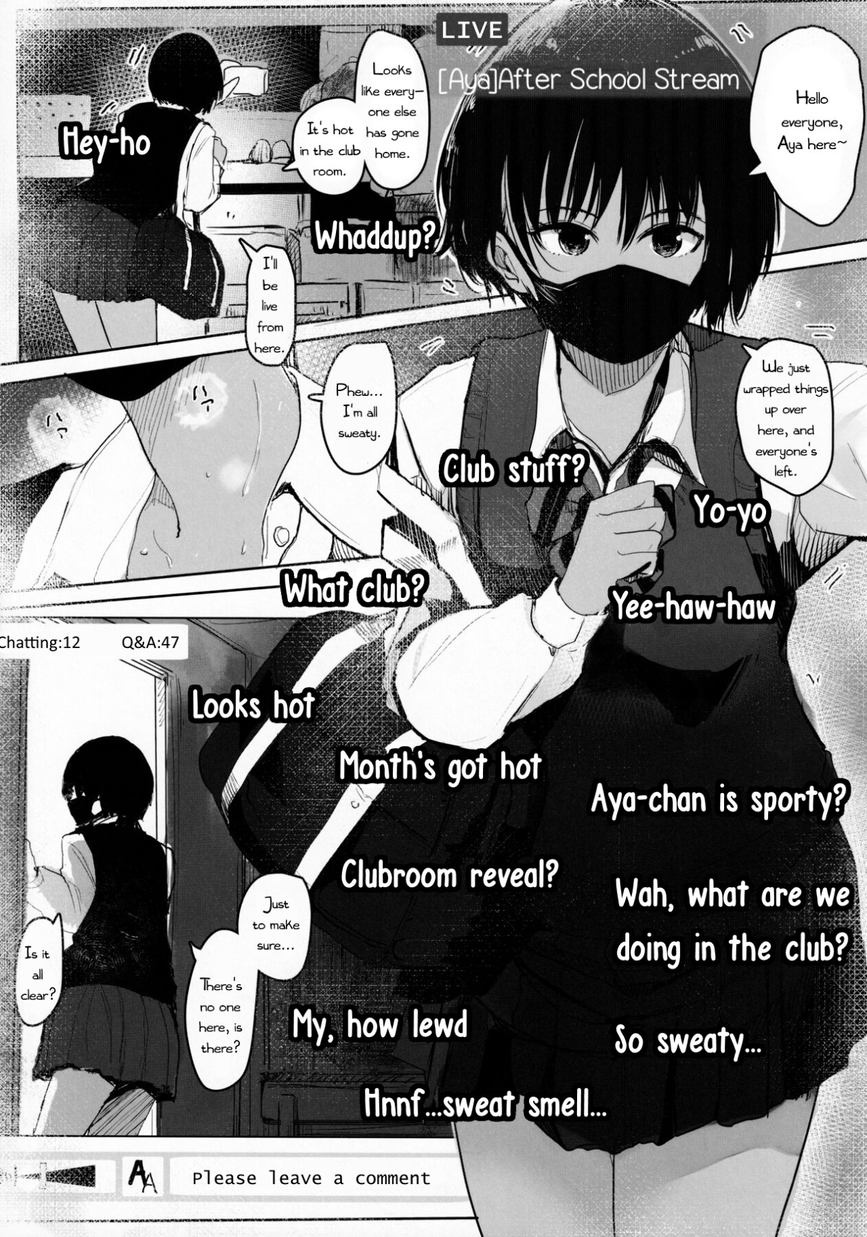 Hentai Manga Comic-Aya-chan After School Stream-Read-3